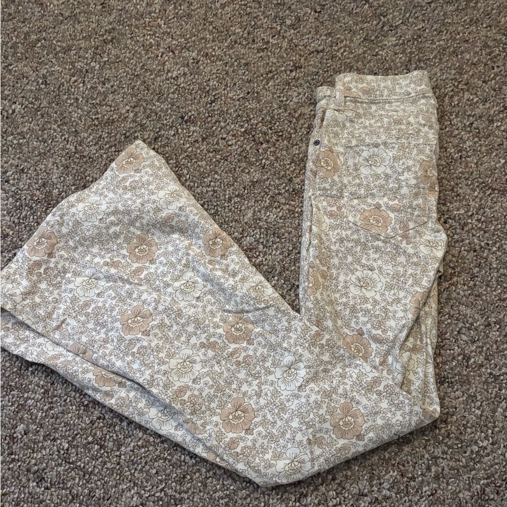 Floral Patterned Pants